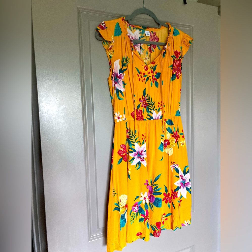 Yellow Floral Sundress